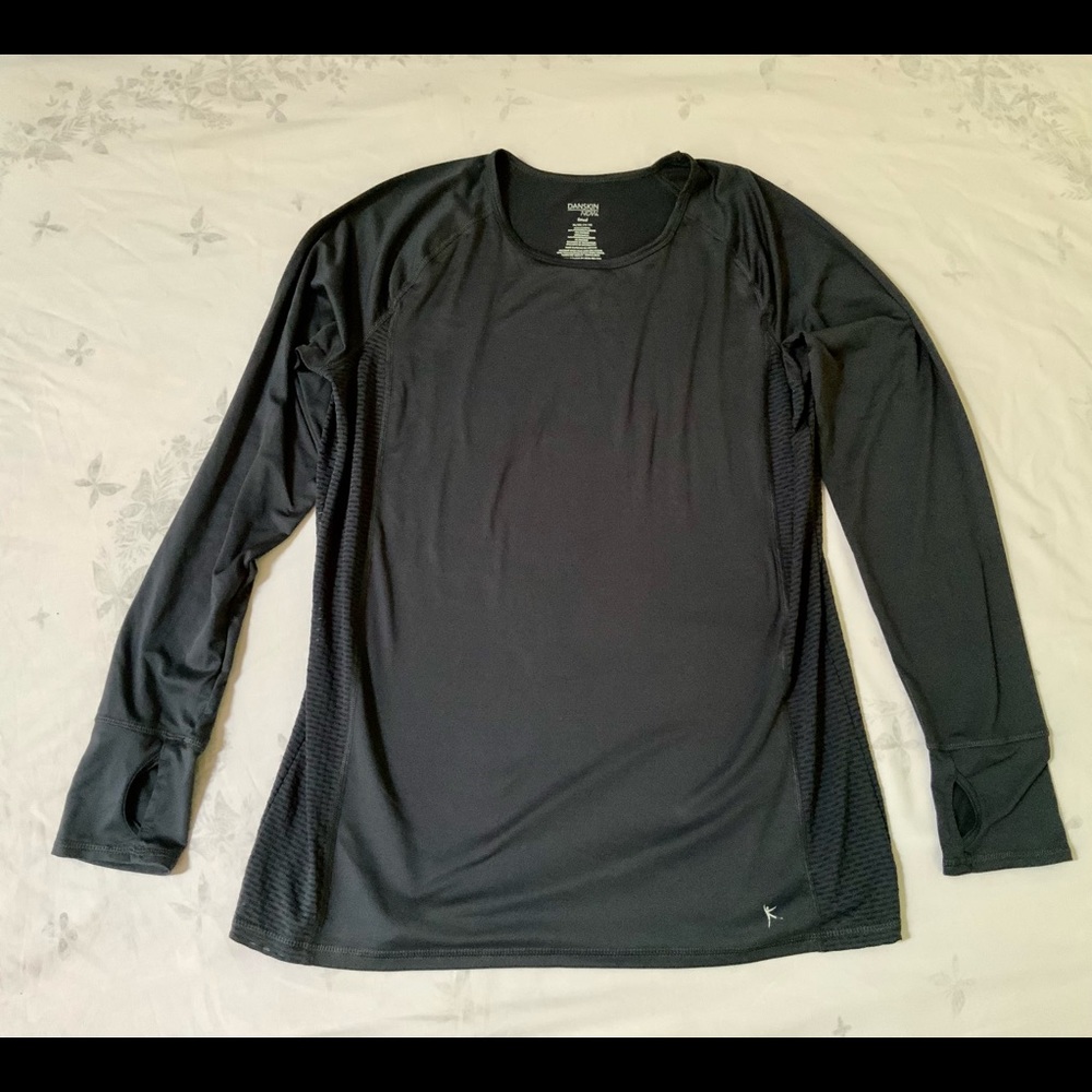 Danskin Now Running Pullover w/ Thumbholes Size 16-18